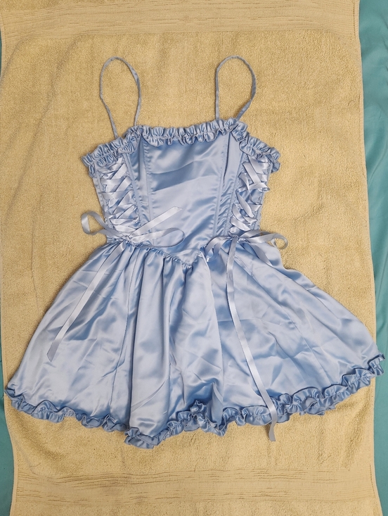 Dolls Kill Dresses & Skirts - Dolls Kill Sugar Thrillz Size Small Takes The Cake Blue Mini Dress
